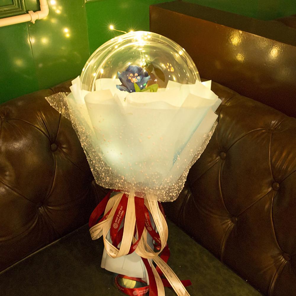 This Glowing Rose Balloon Is Going Viral 🌹 LED Light-Up Bouquet for Gifts & Room Vibes!