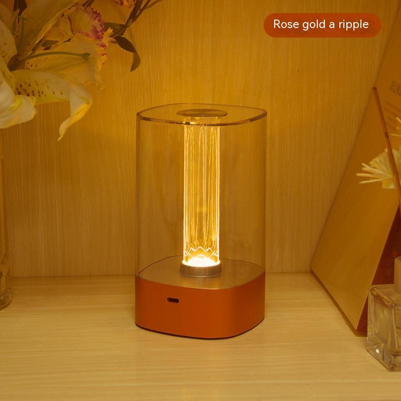 Smart Touch LED Lamp – USB Rechargeable Mood Light for Bedroom, Desk