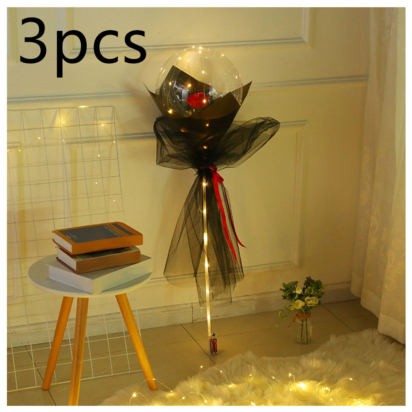 This Glowing Rose Balloon Is Going Viral 🌹 LED Light-Up Bouquet for Gifts & Room Vibes!