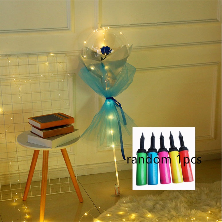 This Glowing Rose Balloon Is Going Viral 🌹 LED Light-Up Bouquet for Gifts & Room Vibes!