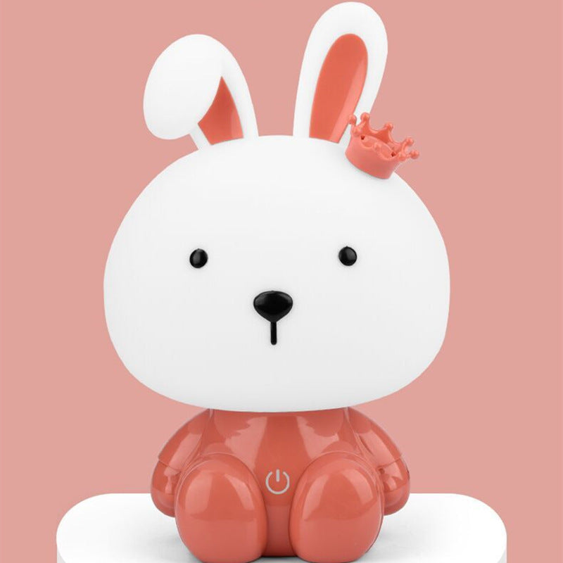 This Cartoon LED Desk Lamp Is Super Cute 🐾 Touch Dimming Light for Cozy Room Vibes!