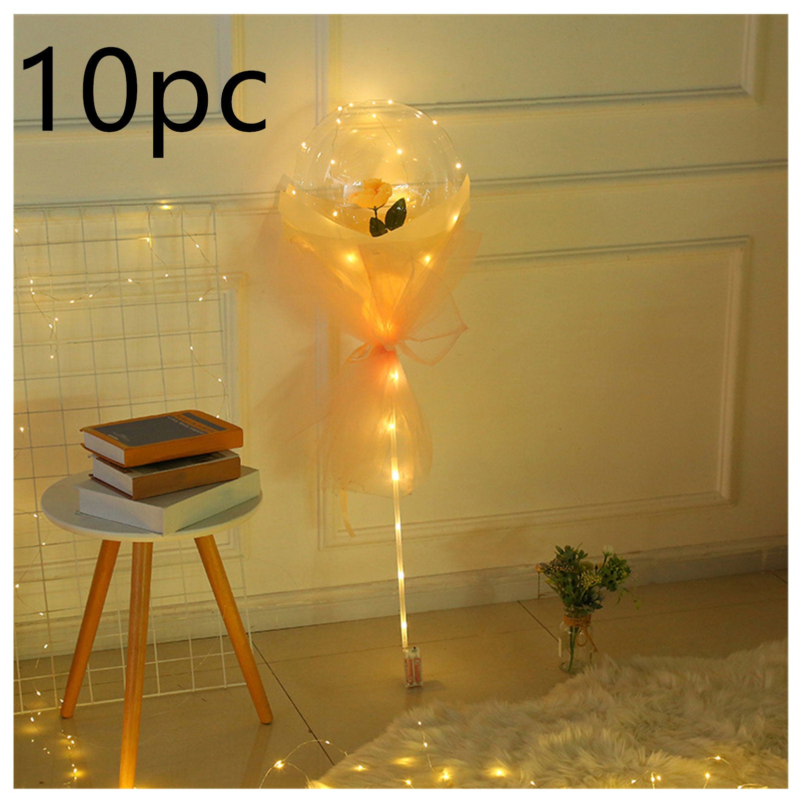This Glowing Rose Balloon Is Going Viral 🌹 LED Light-Up Bouquet for Gifts & Room Vibes!