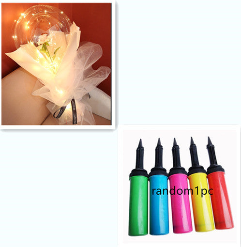 This Glowing Rose Balloon Is Going Viral 🌹 LED Light-Up Bouquet for Gifts & Room Vibes!