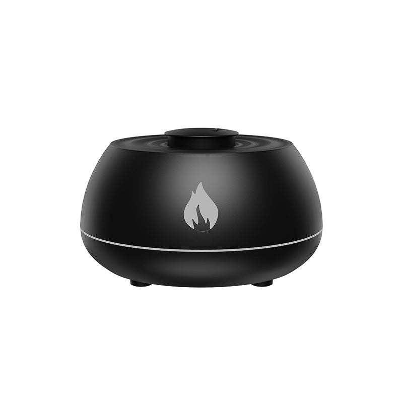 Magic Flame Humidifier & Diffuser 🌿 7-Color LED Light — Relaxing Air Mist for Bedroom or Office