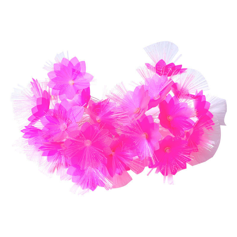 LED Optical Fiber Flower Light String Flashing Light Decor