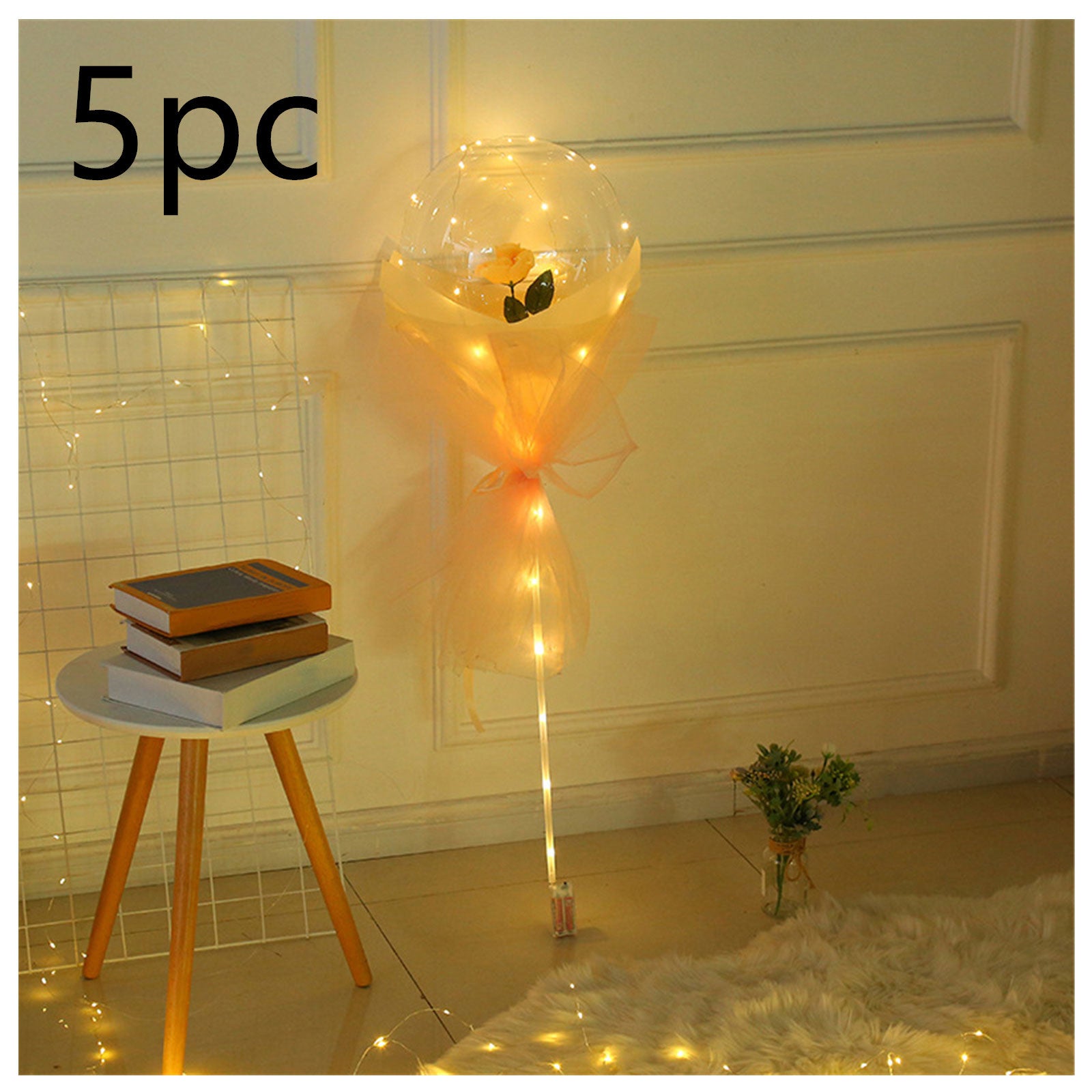 This Glowing Rose Balloon Is Going Viral 🌹 LED Light-Up Bouquet for Gifts & Room Vibes!