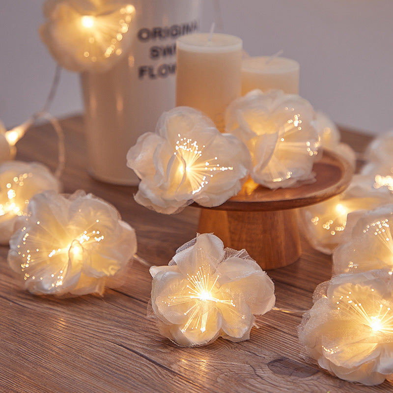Decoration LED Simulation Butterfly Orchid Light String