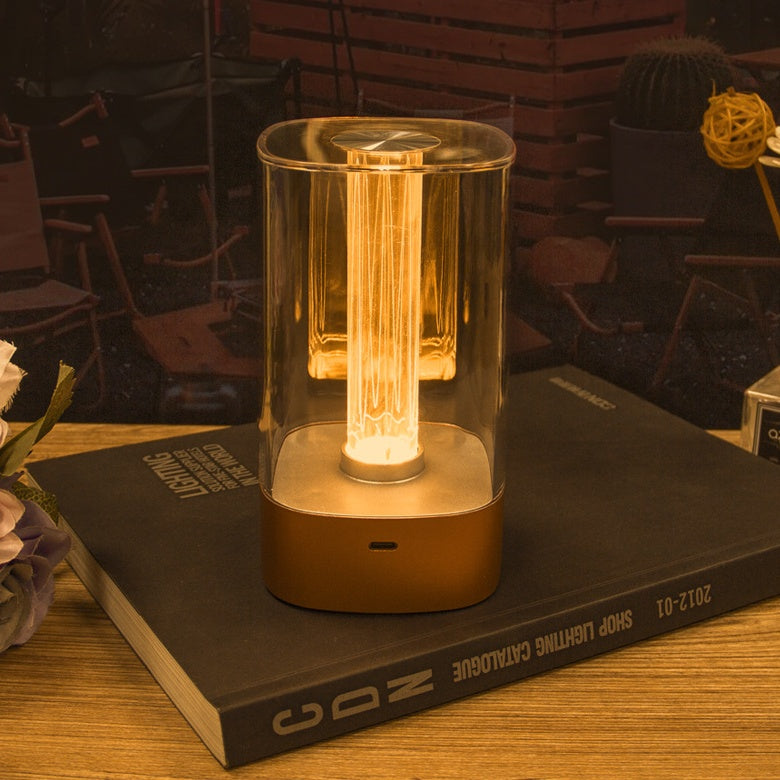 Smart Touch LED Lamp – USB Rechargeable Mood Light for Bedroom, Desk