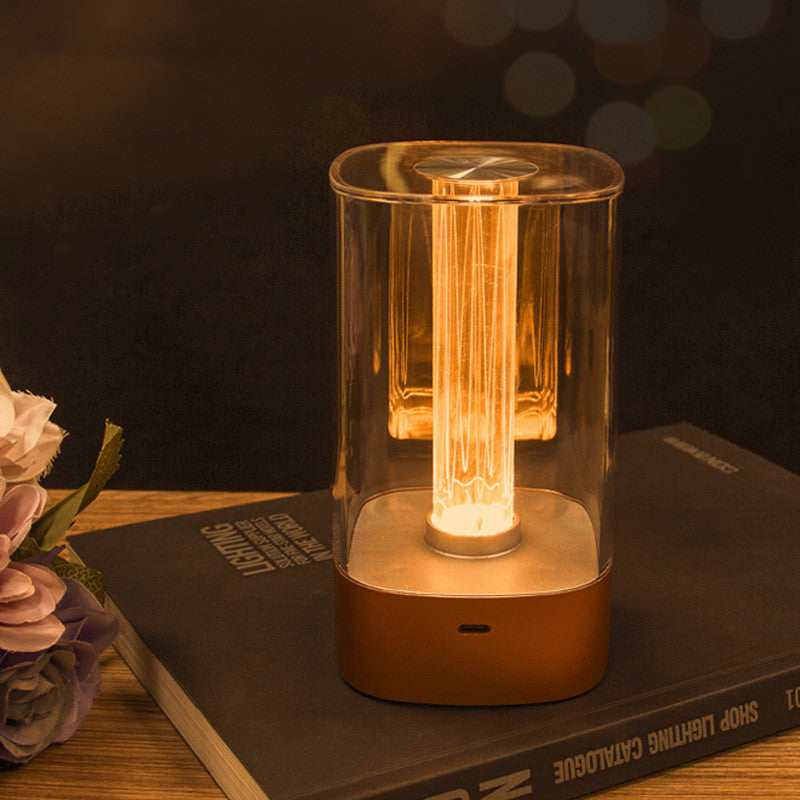 Smart Touch LED Lamp – USB Rechargeable Mood Light for Bedroom, Desk